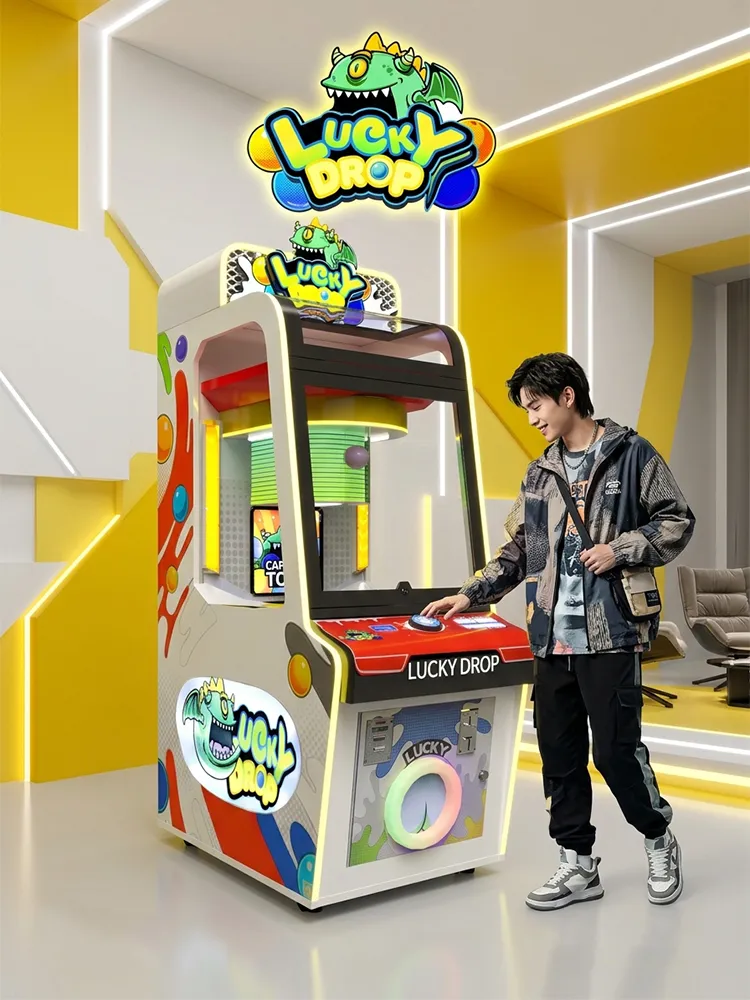 Lucky Drop ball drop arcade machine detail