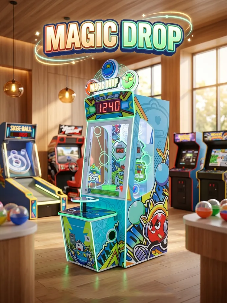 Magic Drop ticket arcade game detail