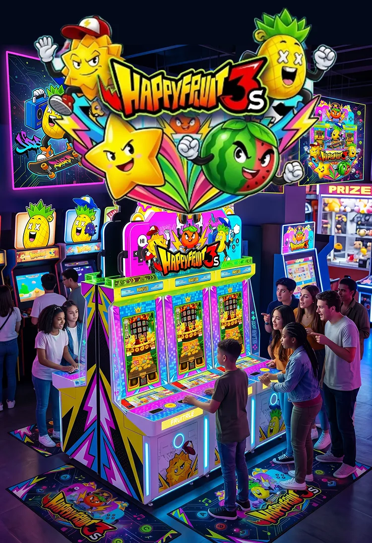 快乐果 3 ticket arcade games detail