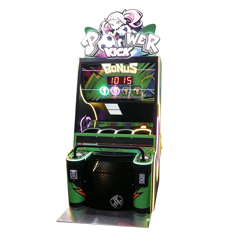 Power Kick football arcade game machine