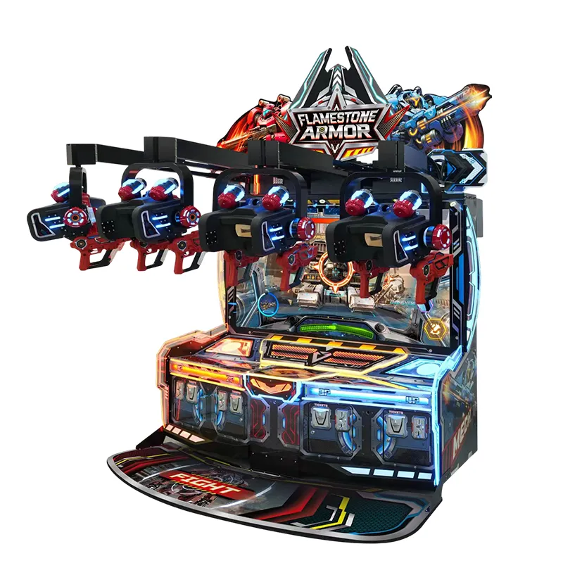 Flamestone Armor 4 Players shooter arcade machine