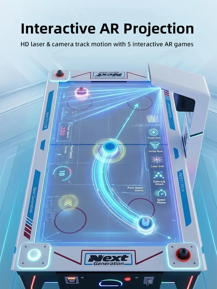 Next Hockey air hockey arcade machine detail