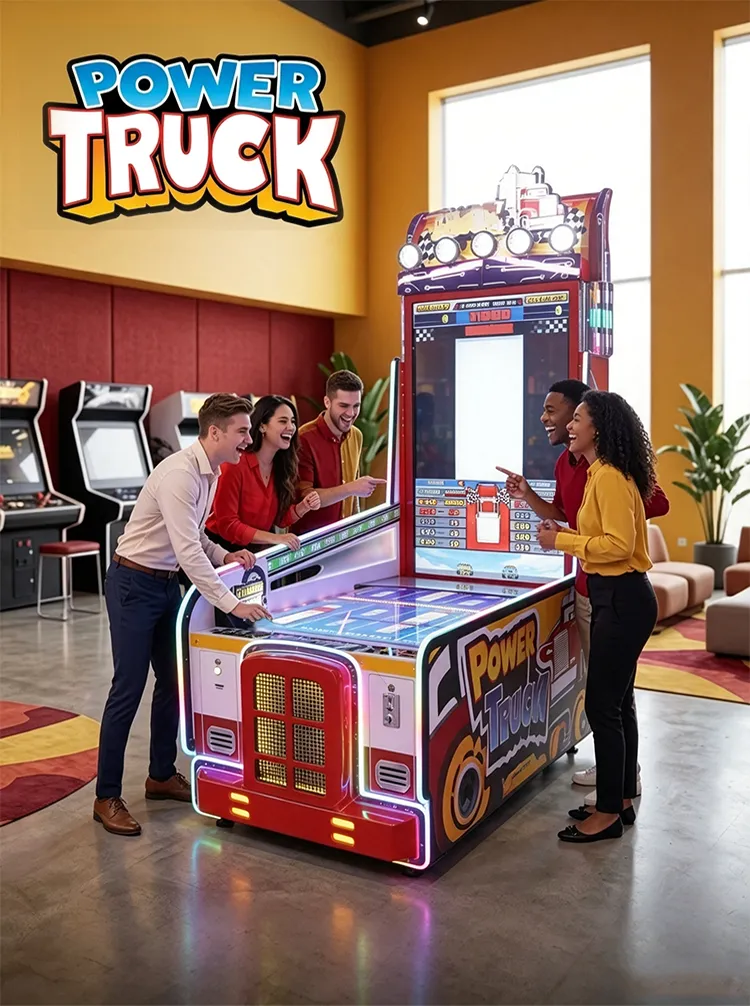 Power Truck Ticket Arcade Game Machine detail