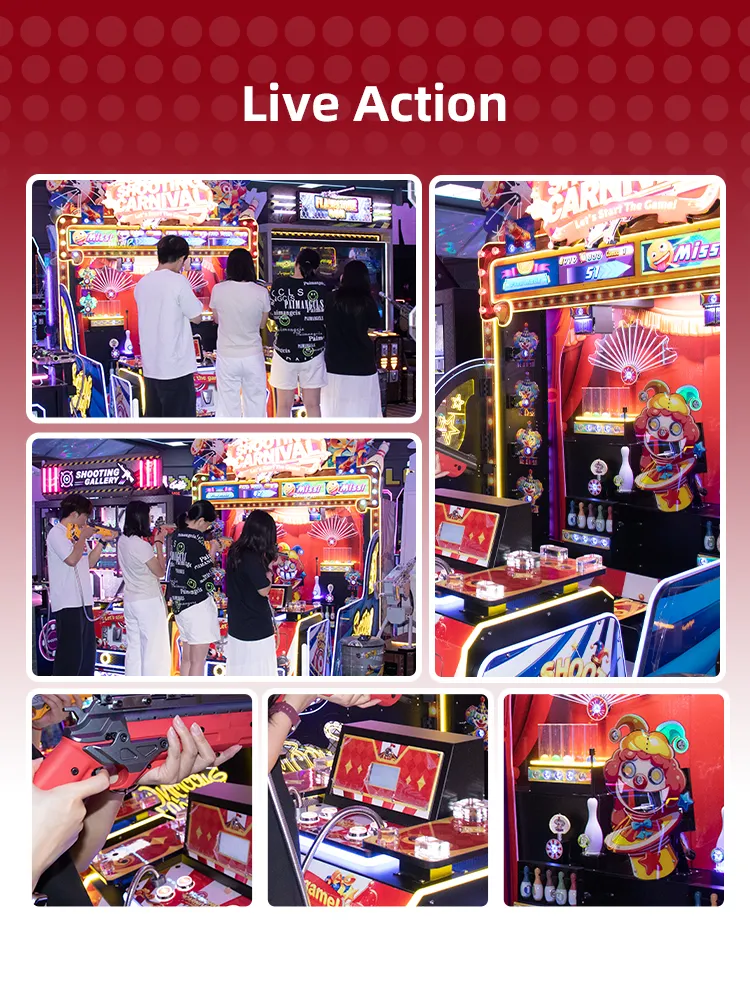 Shooting Carnival 4 Players Shooting Gallery Arcade Machine detail