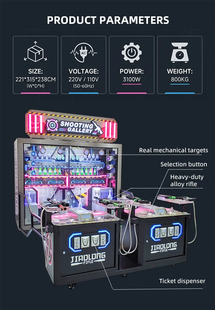 arcade machine gun games detail