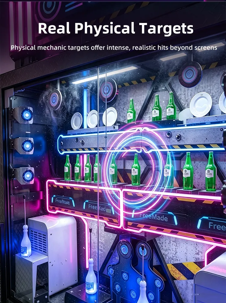 gun arcade machine detail