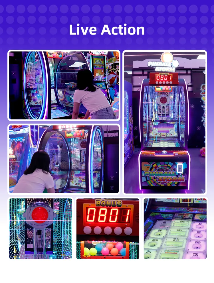 Pinball Storm ticket redemption arcade games detail