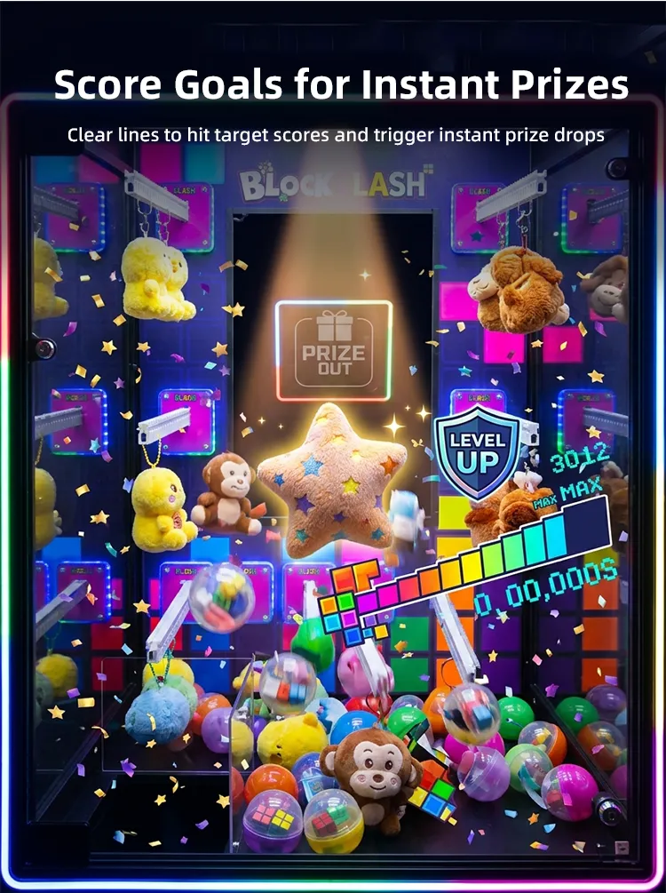 Block Clash prize machine for sale detail