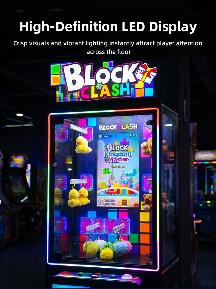 Block Clash Prize Redemption Arcade Machine detail