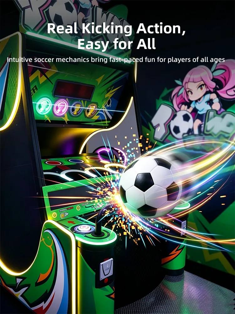 Power Kick soccer arcade game machine detail