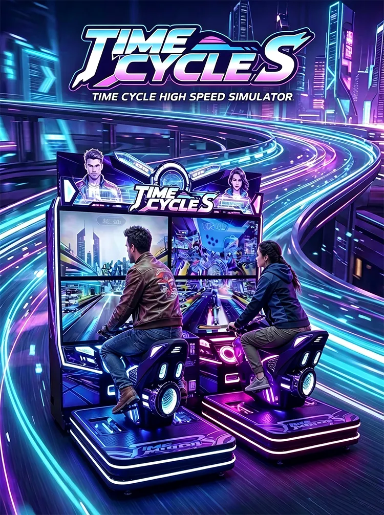 Time Motor S motorcycle arcade detail