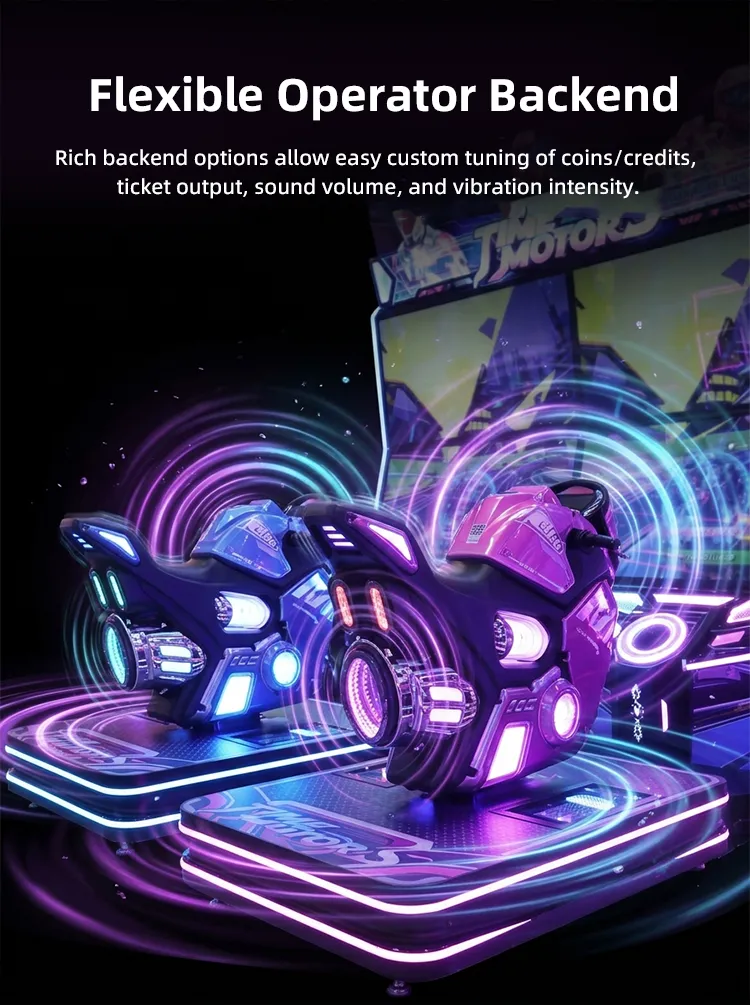 Time Motor S arcade motorbike game detail