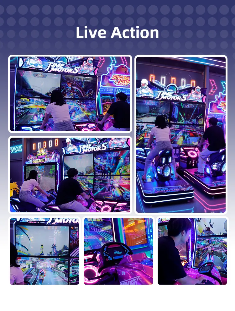 Time Motor S bike arcade machine detail detail1