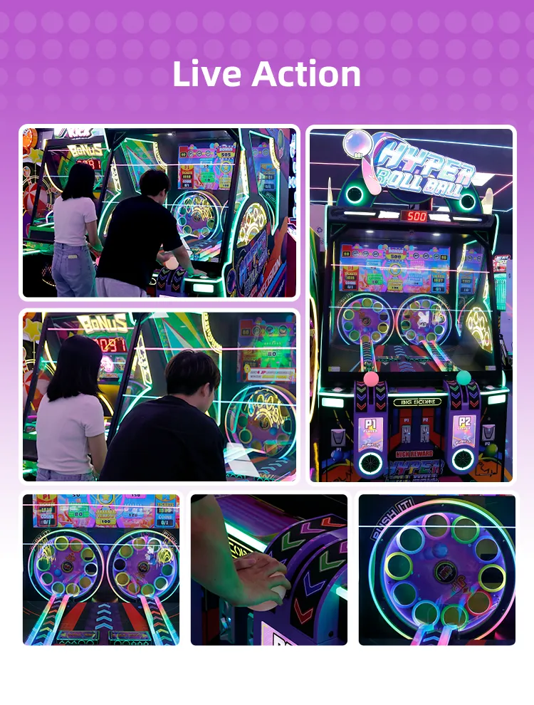 Hyper Roll Ball 2 Players ticket redemption arcade games detail 1