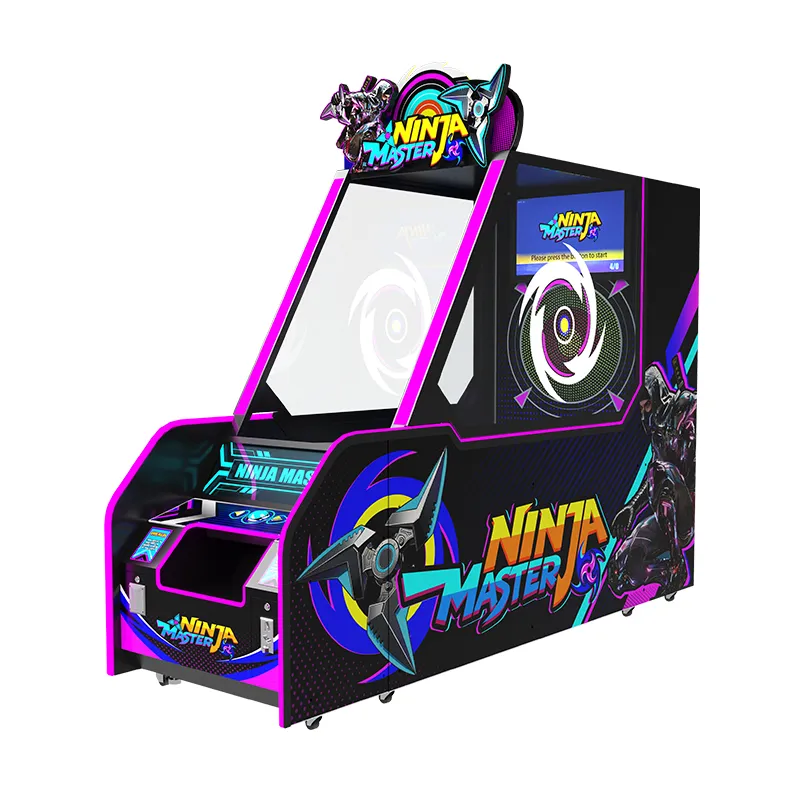 Ninja Master Shuriken Throwing Arcade Machine