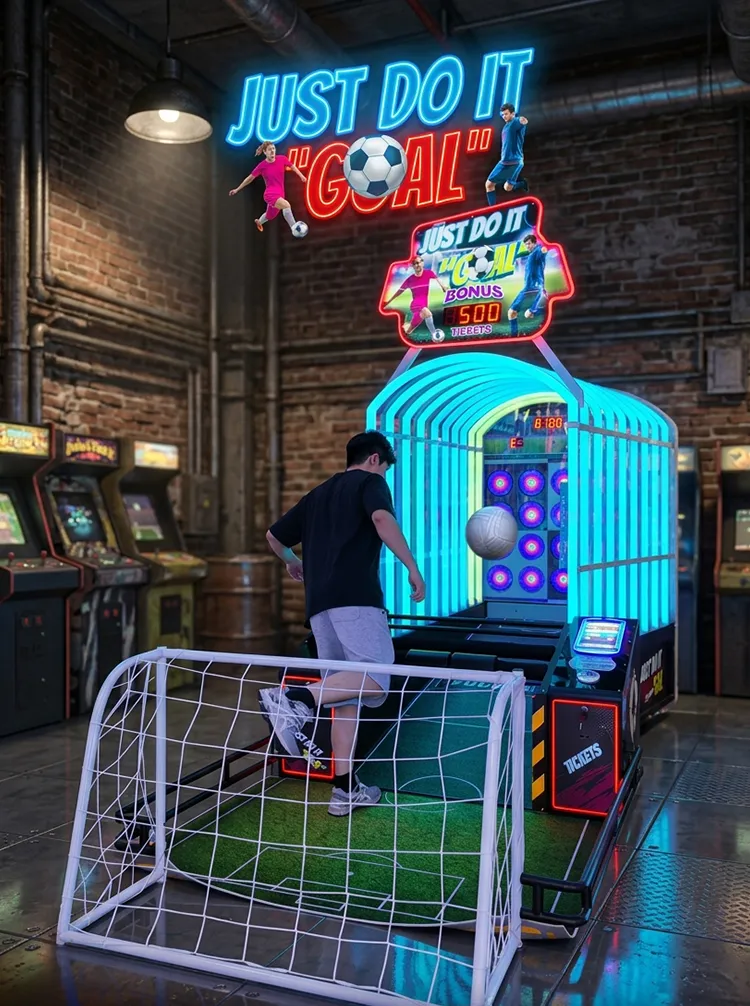 Just Do It Goal football arcade game machine detail