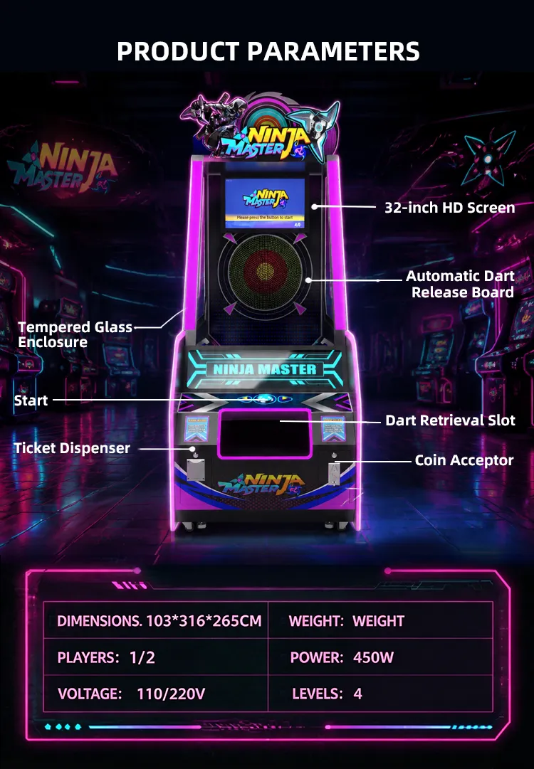 Ninja Master ticket redemption arcade games detail
