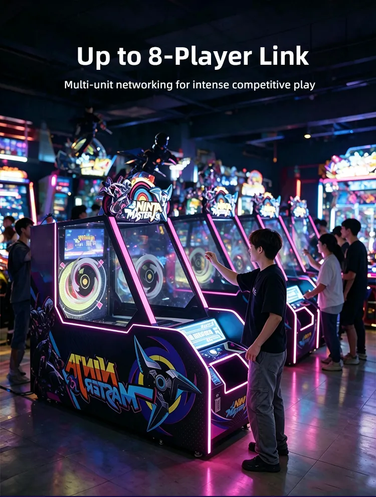 Ninja Master Commercial Arcade game machine detail