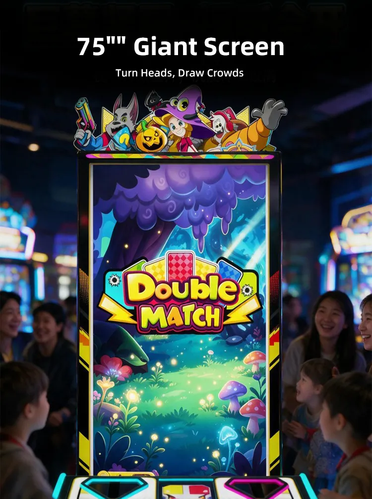 Double Match shooting game machine detail