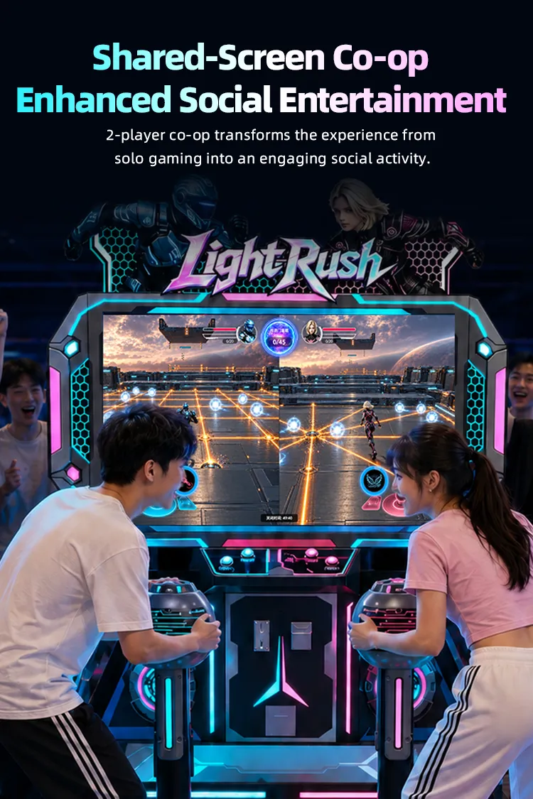Light Rush amusement game machine detail
