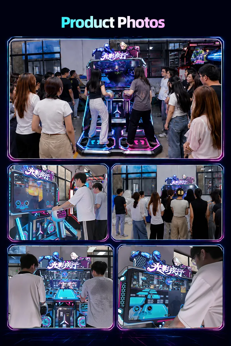 Light Rush commercial video game machines detail1