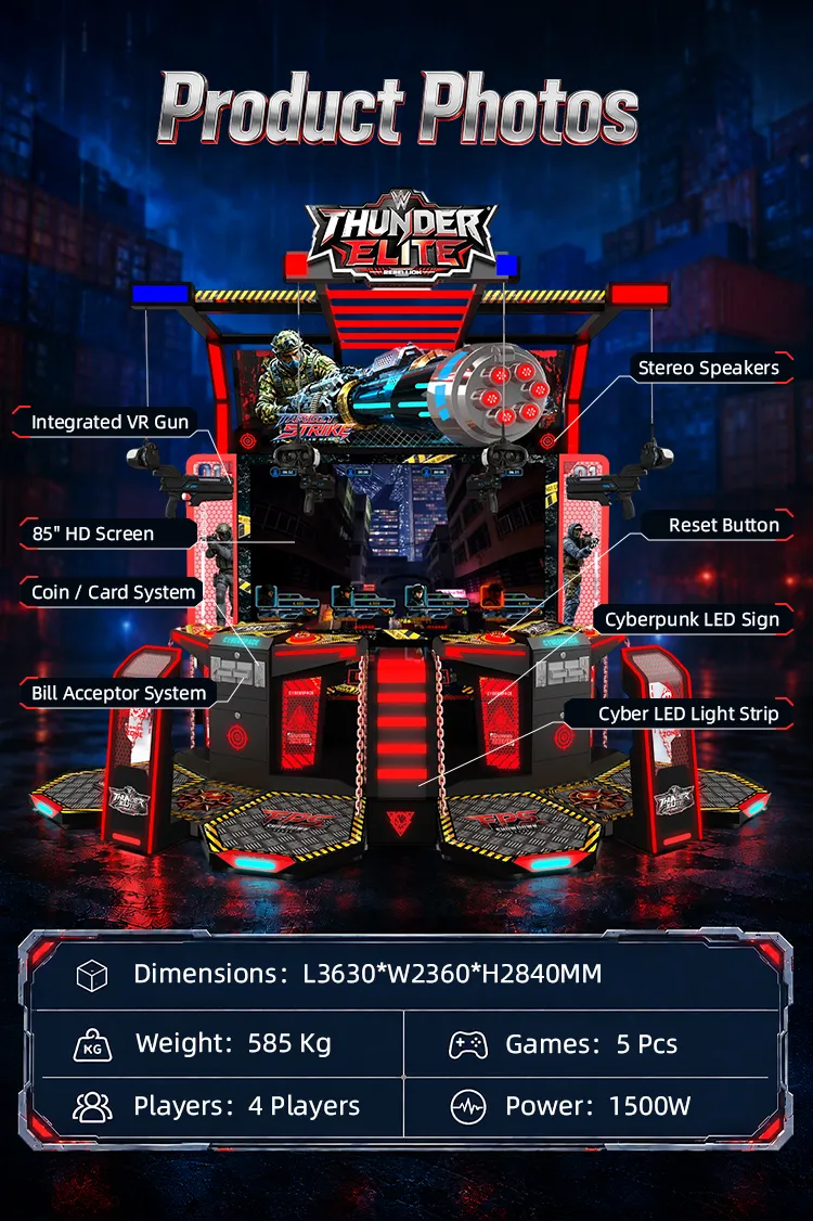 Thunder Elite vr gun simulator detail