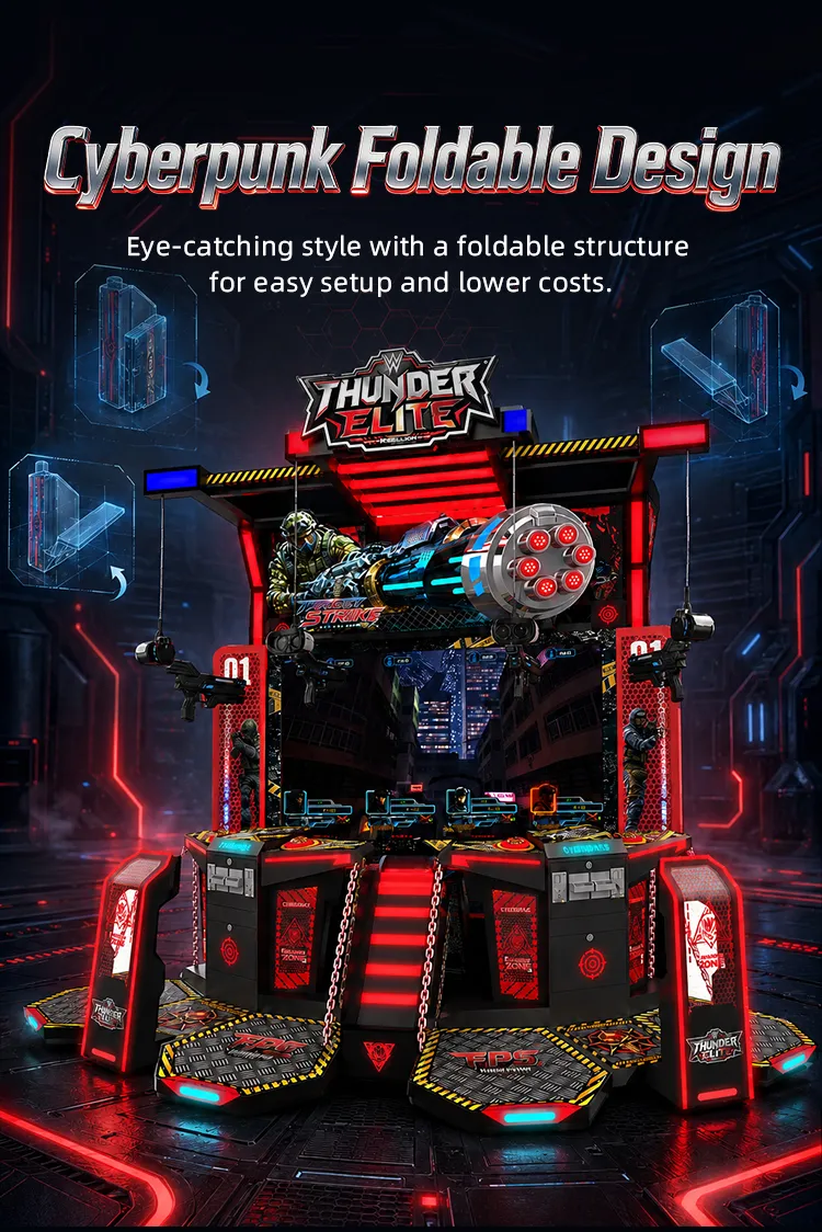 Thunder Elite 4 players arcade detail