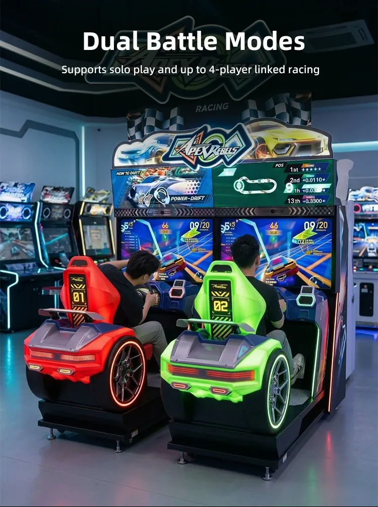 Apex Rebels car arcade machine detail