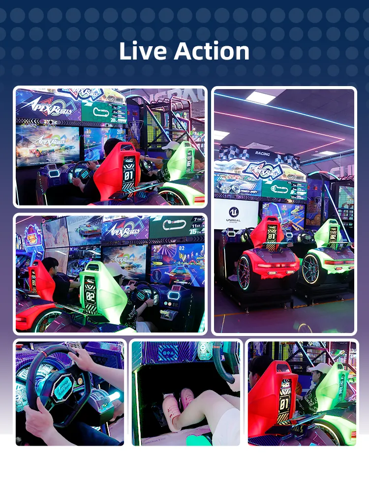 Apex Rebels arcade racing simulator detail