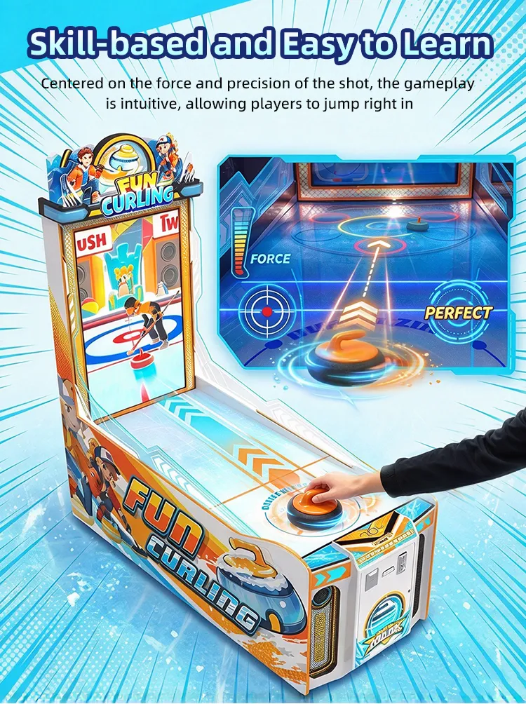 Fun Curling Curling Arcade Machine detail2