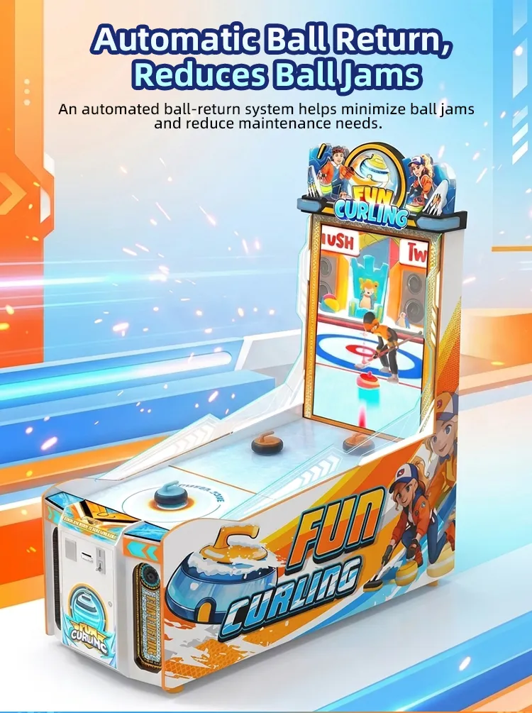 Fun Curling Curling Arcade Machine detail3